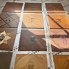 Crystal inlaid wooden floor