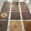 Crystal inlaid wooden floor