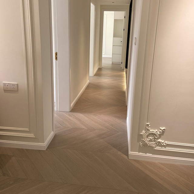 Oak herringbone pattern